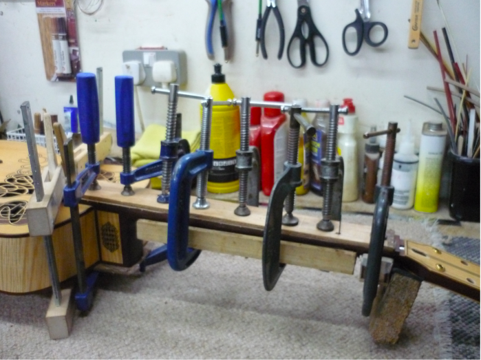 Regluing the fingerboard 2